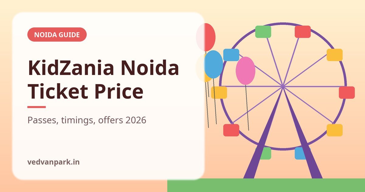 KidZania Noida ticket price 2026 guide for children and adults