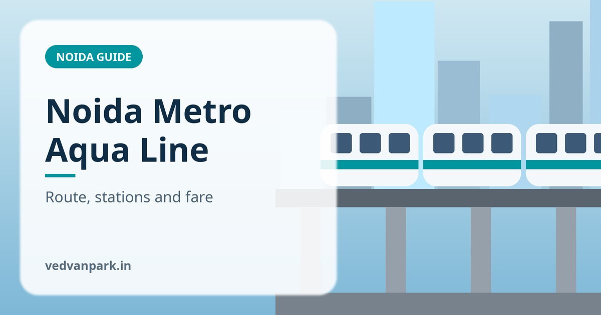 Noida Metro Aqua Line 2026: Route Map, Station List, Fare Chart & Timings