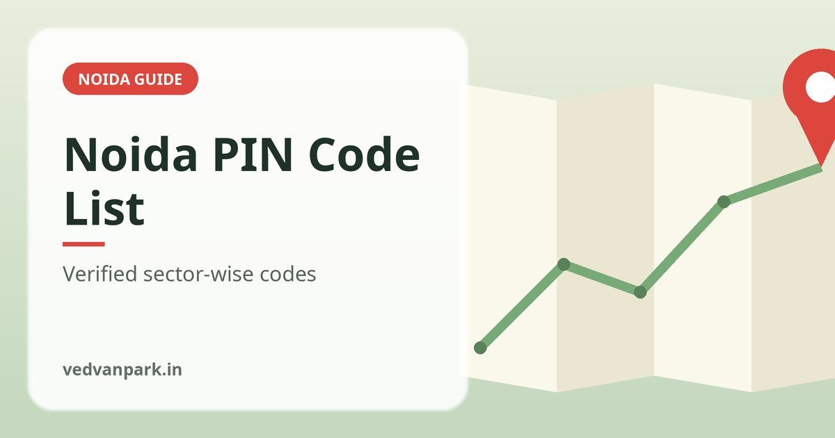Noida PIN Code List 2026: Sector-Wise Codes Verified from India Post Records